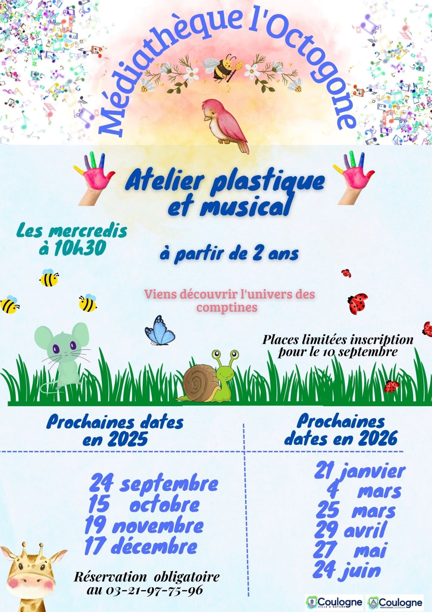 Atelier plastique et musical 2025 2026